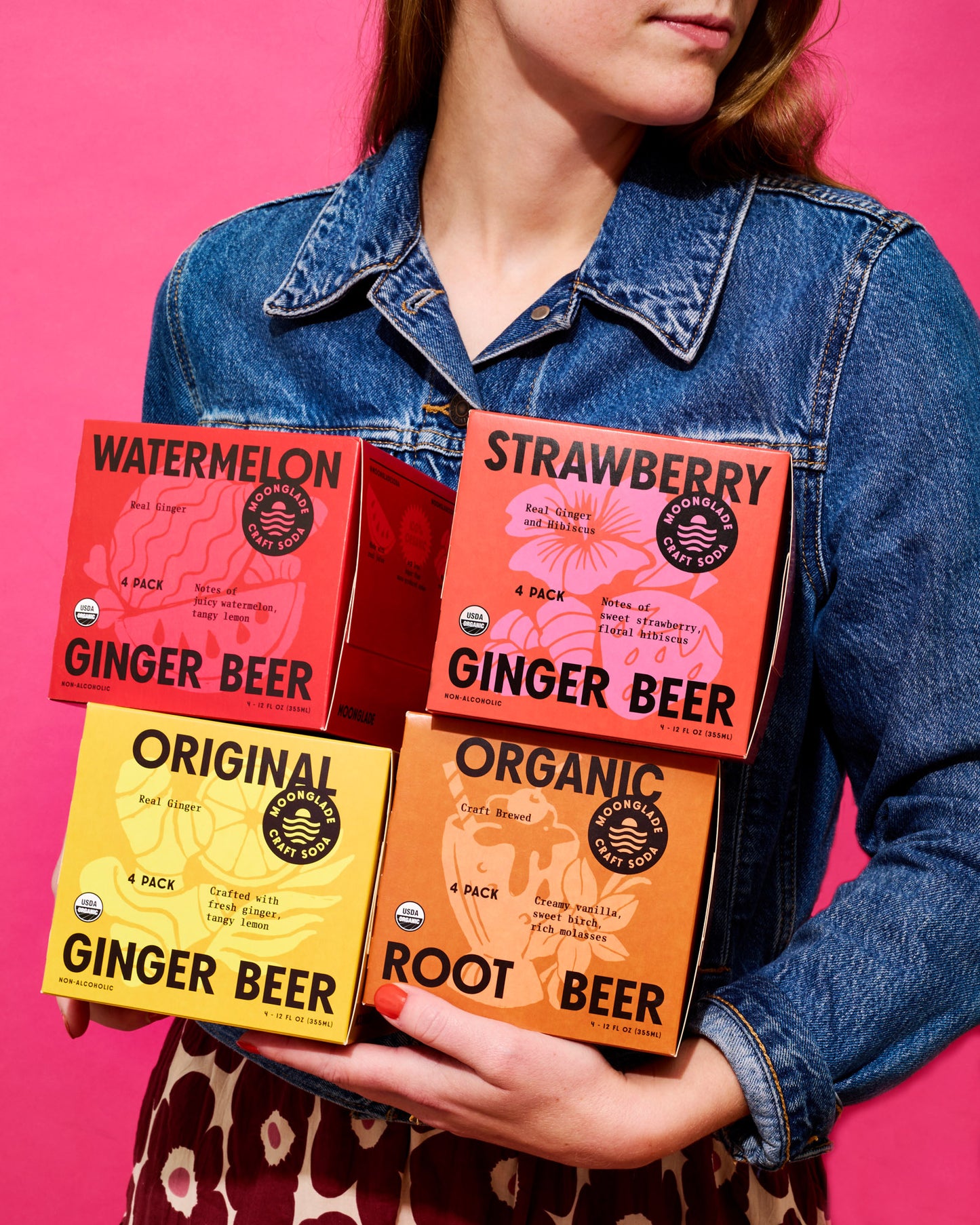 Variety Pack of Moonglade Craft Soda