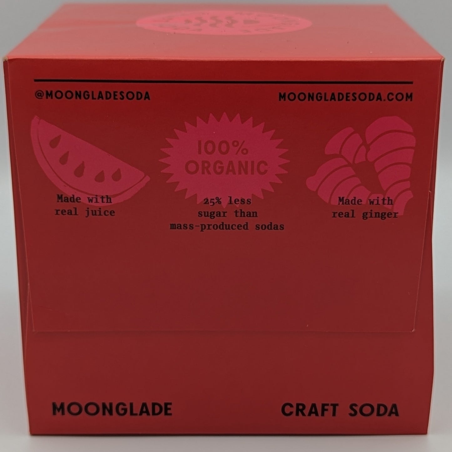 Moonglade Watermelon Ginger Beer- Real Watermelon Essence, Tangy Lemon and Spicy Ginger