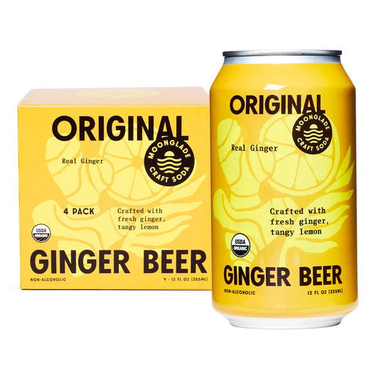 Moonglade Original Ginger Beer- Tangy Lemon and Spicy Ginger Mix